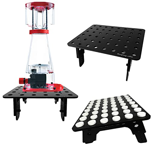 Skimmer Stand/Frag Rack Stand/Multi Function Stand (11" x 8.5" Black / 48 Frags) - size: 11" x 8.5" Black / 48 Frags