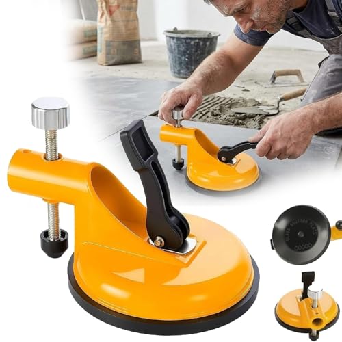 Adjustable Height Countertop Leveler - Professional countertop leveling tool, suitable for granite, marble, and quartz stone slabs, equipped with vacuum suction cup rubber clamps(1pcs) - color: 1pcs
