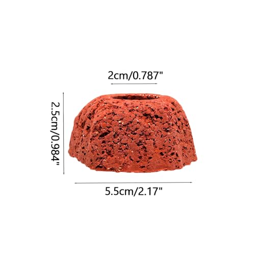 6Pcs Volcanic Rock Aquarium Hide, Plant Weight Holder, Natural Aquarium Decoration for Shrimp Fish Terrarium - size: Yamagata Volcanic Rock
