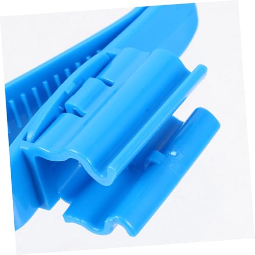Milisten 6pcs Aquarium Hose Clamps for Fish Tank Water Pipe Fixing Multi-functional Plastic Clips for Easy Installation and Secure - color: Blue