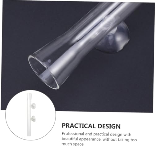 GANAZONO Aquarium Shrimp Feeder Tube and Dish Glass 200mm Fish Feeding Tool for Aquarium Shrimp and Fish Tank Supplies