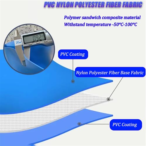 Aquarium Pool with Drain Valve,Aquaculture Water Tank Cistern Steel Frame Multifunction PVC Canvas Temporary Fish Pond，Round Frame PVC Swimming Pool & Fish Pond with Drain Valve, Temporary H - size: 1.2x1m