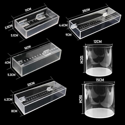 Fishing Photo Tank Fish Isolation Box Acrylic Aquarium Transparent Hatching Incubator Case, 25x4.4x9cm - color: 25x4.4x9cm