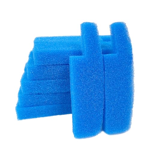 SHIGATSU 12 Pack Replacement Aquarium Sponge Foam Filter Pads for Seachem Tidal 75 Filter