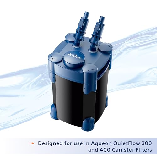 Aqueon Canister Filter Media Foam Pad, Black, Medium/Large (Pack of 2) - size: Medium/Large (Pack of 2)