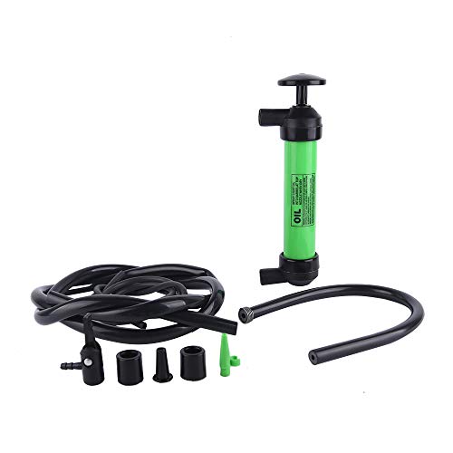 Koehler Enterprises Fuel Pump for Gas, Oil, and Liquids, Transfer Pump Kit for Automotive and Home, Safety Siphon, Green - style: Green
