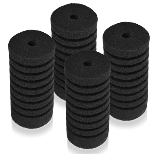 AQQA 4 Pack Aquarium Sponge Filter Replacement for AQ016-L - size: Replacement Sponge-Medium