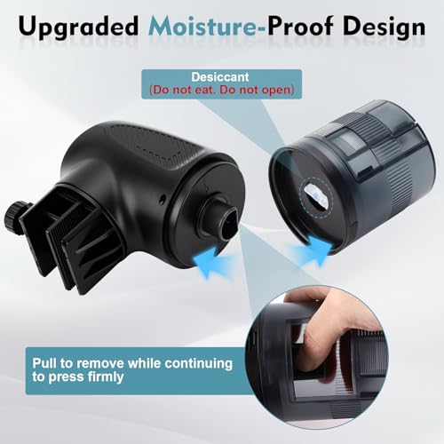 fishkeeper Automatic Fish Feeder for Aquarium: Moisture-Proof Auto Feeders Dispenser for Small Tank Turtle Betta Koi - Battery Food Feeding Timer for Flakes Pellet Vacation Weekend Day - size: 200ML