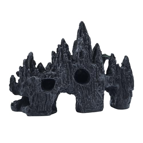 M2cbridge Aquarium Mountain View Ornaments Large Rockery Fish Tank Stone Landscaping Decorations (Garden Mountain)