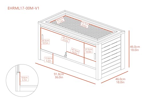 New Age Pet ECOFLEX Two Medium Reptile Enclosures with Matching Stacker Combo Set in Maple - color: Maple, size: Medium