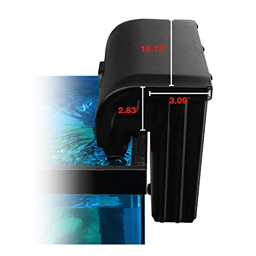 Marineland Bio-Wheel Penguin 375 GPH Power Aquarium Filter, Ultra-Quiet Hang-On-Back Fish Tank Filter with Multi-Stage Filtration for Aquariums Up to 75 Gallons - size: up to 75 gallons