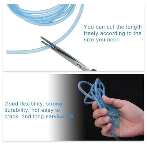 Aquarium Tubing, Aquarium Air Tubing, Standard Aquarium Hose, Aquarium Airline Tubing, Flexible Air Tubing, Tubing for Fish Tank Air Pump, 39.37 Feet, Blue - color: Blue, size: 39.37 Feet
