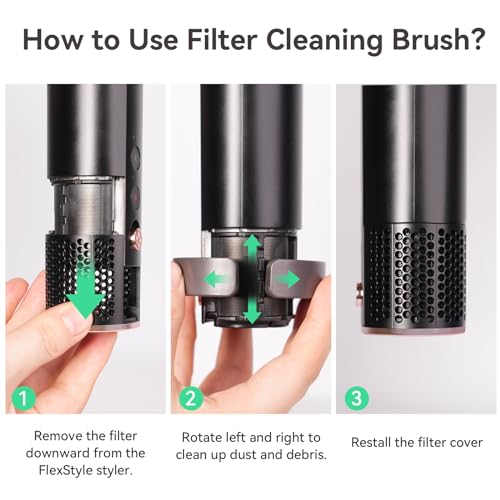 Filter Cleaning Brush for Shark FlexStyle Air Styling & Drying System HD430/HD435/HD440/HD453, Cleaner Attachment