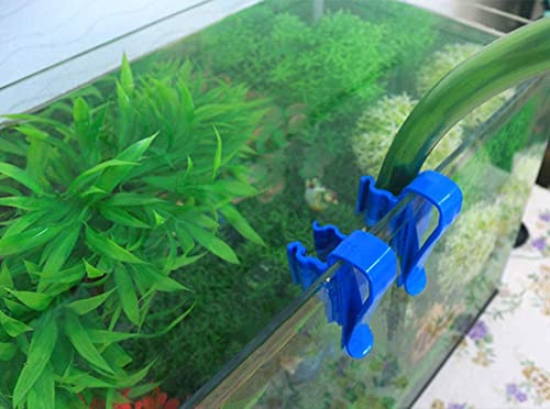 2Pcs Water Pipe Clip Large Size Medium-Sized Fish Mounting Clip Aquarium Tube holder Plastic Hose Holder Pipe Clamp Aquarium Equipment Accessories for 8-16mm Inflow