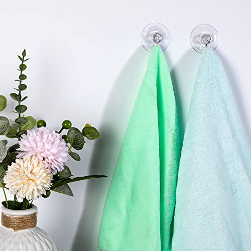Mudder 80 Pcs Suction Cup Hooks Wall Clear Suction Cups with Metal Hooks Window Hangers for Glass Wall Towel Hangers Supplies Bathroom Glass Kitchen Decorations,3 lbs (30 mm) - size: 30 mm