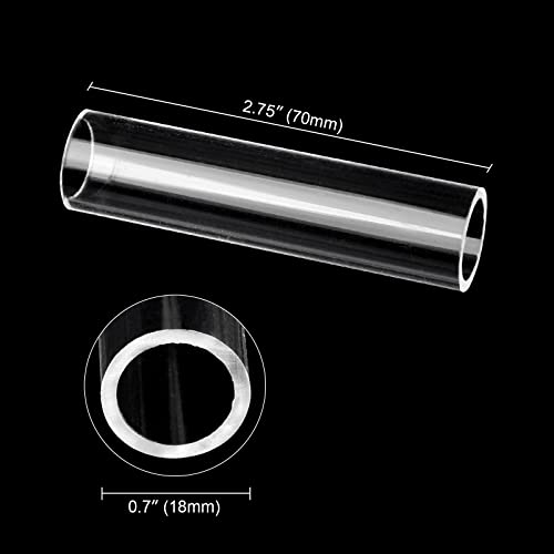 3-Tube Fish Shrimp Feeder - Acrylic Transparent Breeding Tube & Shelter for Aquarium Fish Tank Decorations - size: 3-hole