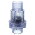 uxcell UPVC Check Valve, 32mm ID Single Union Check Valve Fit 1" OD Pipe DN25 Slip Swing No-return Valve for Backflow Prevention, Clear - size: 1 Inch