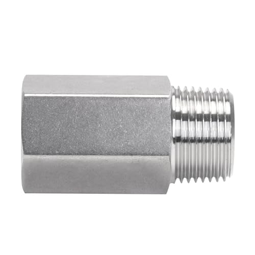 Air Check Valve - 3/4" NPT Female x Male High Temperature Stainless Steel Hex One Way Valve For Air - size: 3/4" NPT, style: Female x Male