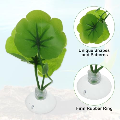 Betta Fish Leaf, Natural Habitat Simulation for Betta Spawnings Grounds, Betta Spawnings Leaves, Resting Bed, Large Small Leaves, Green