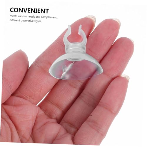 9pcs Suction Cup Clips for Aquarium Air Tubing Transparent Hose Holders Stable Support for Fish Tank Water Pipes Effortless Setup and Reliable Design - size: 3.30X3.30X2.2CM