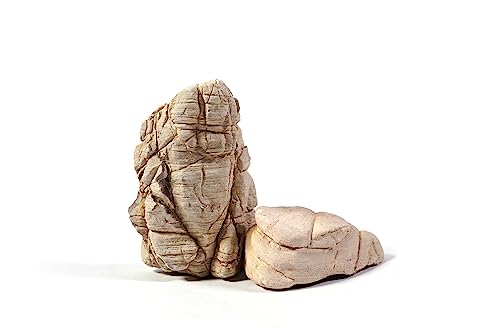 LANDEN Elephant Skin Stone Natural Multi-Texture Rocks (18lbs, 3~9 inches,7pcs) for Aquarium, Paludarium, Terrariums, Landscaping, Decorative of Caves, Waterfalls, Cliffs - size: 11 Elephant Skin Stone(3-9 inches,18lbs)