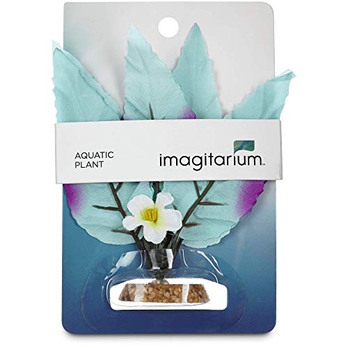 imagitarium Blue Purple Leaf Silk Plant Large