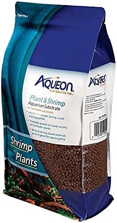 Aqueon Plant and Shrimp Aquarium Substrate, Aqua Soil for Fish Tanks, 5 Pounds (Pack of 8) - size: 5 Pounds (Pack of 8)