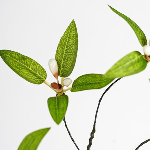 Melorca&Guilla Artificial Plants,2PCS 43.3" Green Faux Branches for Vase,Faux Greenery Stems Vase Branches Fake Plants Artificial Branches for Shop Garden Office Home Décor (2, Myrtus communis) - color: Myrtus Communis