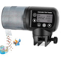 AQQA Automatic Fish Feeder for Aquarium, 200ML Large Capacity Fish Food Dispenser with Programmable LCD Timer, Moisture-Proof Silent Auto Feeder for Vacation, Betta Turtle Koi Goldfish Small Tank