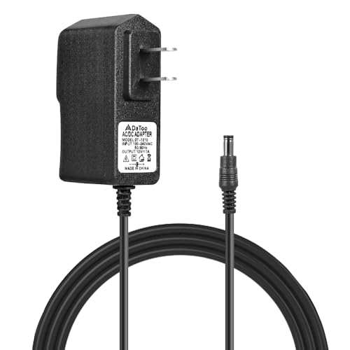 DaToo Aquarium Light LED Power Adapter AC 100-240V DC 12V 1A Replacement Power Adapter Fish Tank Light Power Supply Converter with Indicator Light - size: 12V 1A