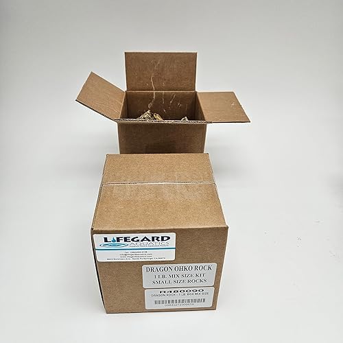 Lifegard Aquatics Dragon Ohko Rock. (for Decoration, Ponds, Fish Tank, Aquarium & Aquascaping) (1 lbs)