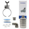 HXH 1 Pack NPT Water Float Valve Kit, 1/2" to 3/4'' Auto Shut off Water Level Control Float Valve, 304 Stainless Steel Fully Automatic water shut off valve for Pool, Livestock Troughs.