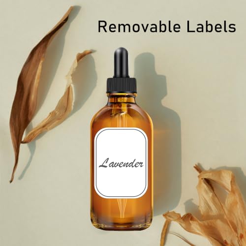 Bumobum 2 Pack 4 oz Amber Dropper Bottles, Tincture Bottles with Dropper, Glass Serum Bottle with Dropper for Essential Oils with Funnel, Labels & Pipette(Unbreakable Plastic Eye Dropper) - color: Amber