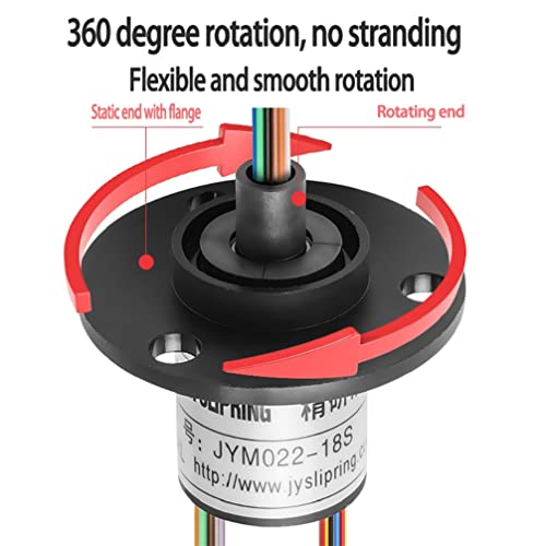 Slip Ring Electrical Slip Ring Motor Slip Ring Rotating Connector Slip Ring Electrical Connector Slip Ring Connector 4 Wires 30A Diameter 30mm - style: 4 Wires 10-30A Diameter 30mm