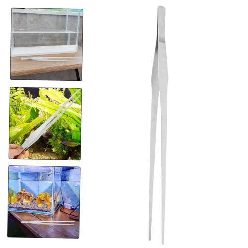 Levemolo Tweezers for Aquatic Plants Planting Clip Tool for Fish Tank Maintenance Easy Grasping of Water Plants Resistant Aquarium Accessory