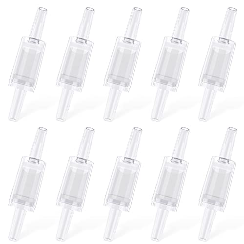 Pawfly Aquarium Check Valves Plastic One Way Non-Return Check Valve for Fish Tank - color: Clear