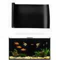 Aquarium Background Static Cling Black Fish Tank Sticker 79 x 19.6 inches | Easy Install for Glass Tanks, No Residue, Reusable - color: Black, size: 79 x 19.6 inches
