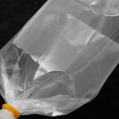 VOSAREA 50pcs Ornamental Live Fish Shipping Bags 20x35x12cm Leak-proof Small Fish Transport Pouches with Handle for Aquarium and Shrimp Packaging