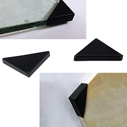 UoYu Corner Protectors- 20 Pcs Shape Triple-cornered Glass Table Corner Protector Cushion (6mm x 50mm) - size: 6mm x 50mm