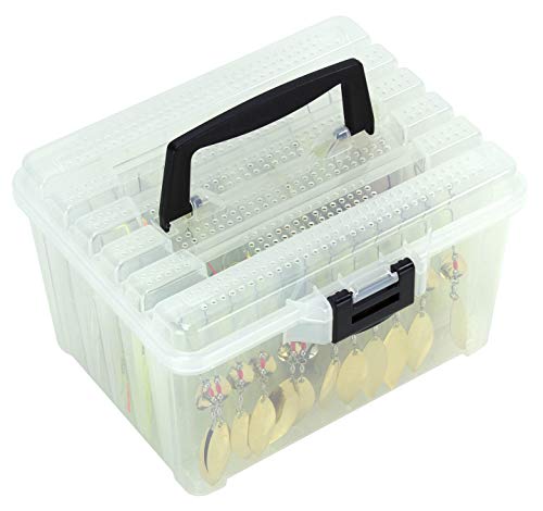 Plano Frabill Hydro-Flo Hanging Bait Stowaway, Clear, One Size, Model Number: 350500 (Pack of 4) - size: One Size (Pack of 4)