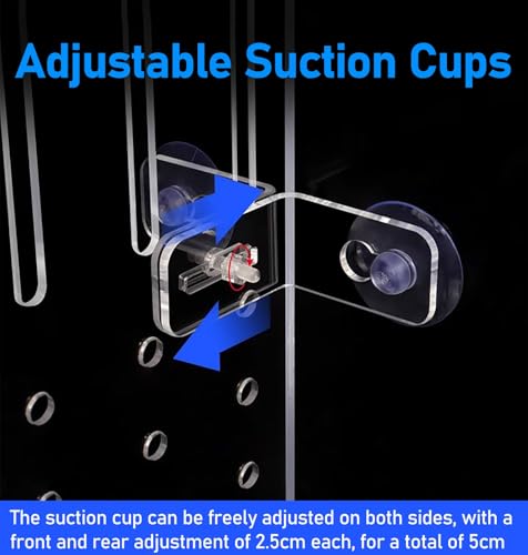 Acrylic Fish Tank Divider - Clear Aquarium Partition for Fish Separation & Organization, 54x75cm (21.2x29.5in) Baffle Cover, Ideal Fish Tank Divider Net - size: 54x75cm/21.2x29.52in