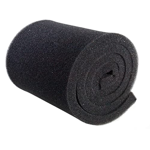 AQUANEAT Aquarium Bio Sponge Filter Media Pad 36" x 12" x 1" / 72" x 12" x 1" Open Cell Foam Sheet Cut-to-Fit for Fish Tank Sump (72" x 12" x 1") - size: 72" x 12" x 1"