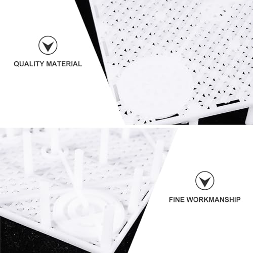TOYANDONA 10pcs Aquarium Filter Plates Sand Divider Board Bottom Filter Pad Plastic Mesh Isolation Board for Fish Tank Separation and Filtration