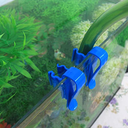Aquarium Hose Holder Clip, Water Pipe Tube Clamp for 8-16mm Tubing, Tank Accessory