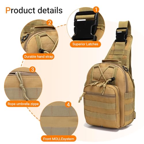 Lightweight Fishing Tackle Backpack Professional Water-Resistant All-in-One Rod Holder & Gear Storage - color: Khaki