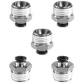 3/8 Air hose fittings, Push to Connect Air fittings Male Straight 3/8 Inch Tube OD x 1/2 NPT Thread Fitting (Pack of 5) - size: OD 3/8 - NPT 1/2, style: Male thread