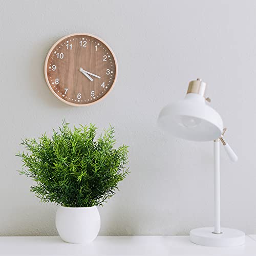 XLFAQXM Artificial Plants Flowers Grass Shrubs 8 Pack No Fade Faux Plastic Flowers Outdoor for Farmhouse Garden Porch Patio Indoor Wedding Decoration Greenery Fake Plants uv Resistant - color: 4#green