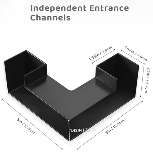 Aquarium Cave Tunnel, Fish and Shrimp Hideout for Aquariums, ABS Cave for Natural Ecosystem, Unique Underground Viewing Tunnel