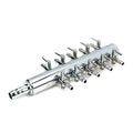 Aquarium 10 Way Inline Manifold Air Flow Pump Tubing Splitter Lever Control Valve - size: 10 Ways