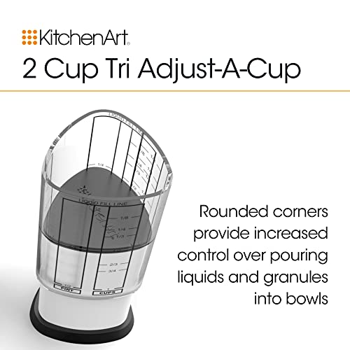 KitchenArt Pro Adjustable Measuring Set, Includes Adjustable Tablespoon, Teaspoon, and 2 Cup Measuring Cup - size: Tablespoon, Teaspoon, 2 Cup